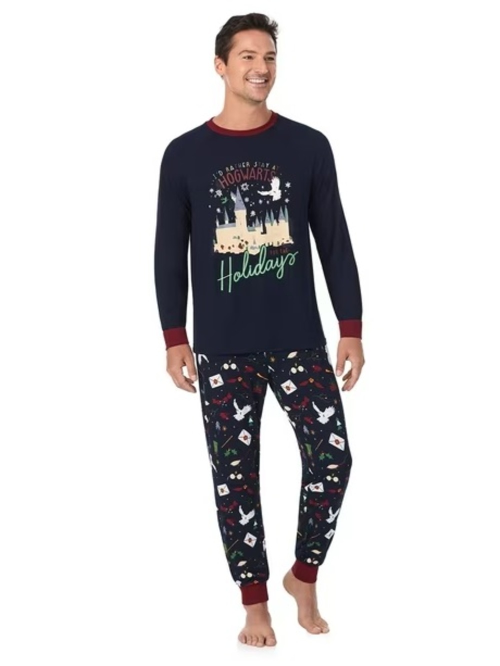 NWT Harry Potter Family Sleep Men's 2-Piece Pajama Set